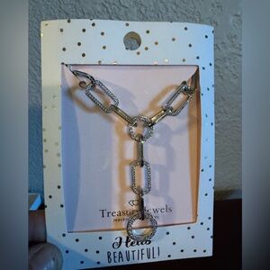 NWT Treasure Jewels Silver Necklace
